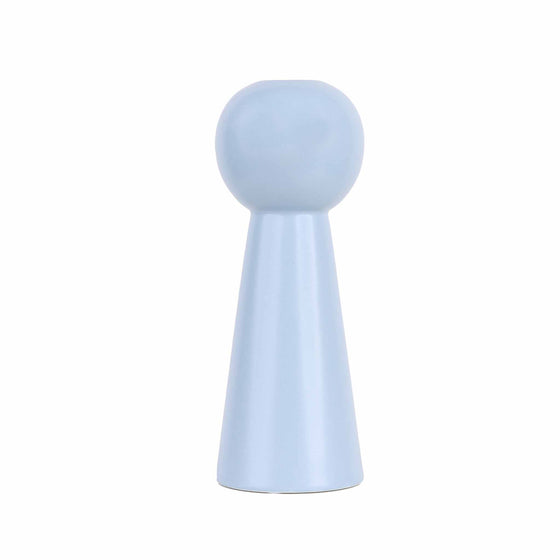 Duck Egg Vase in Blue