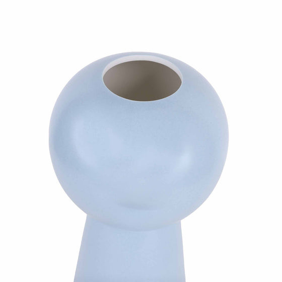 Duck Egg Vase in Blue