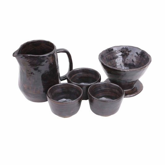 DRIP Coffee Set, Black Washed