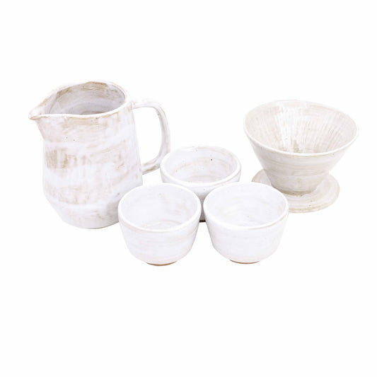 DRIP Coffee Set, White Washed