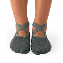  Dark Grey Barre/Yoga/Pilates Socks [Non-Slip]