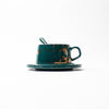 Ivanna mug & saucer with spoon