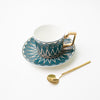 Zina Mug and Saucer with Spoon