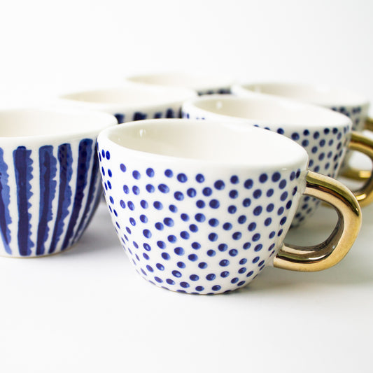 Mini Lina Espresso Mugs, set of 6