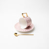 Zina Mug and Saucer with spoon