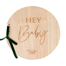  'Hey Baby' Guest Book [Wooden]