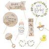 Eco 'Botanical Baby Shower' Photo Booth Props