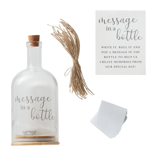'Message in a Bottle' Guest Book
