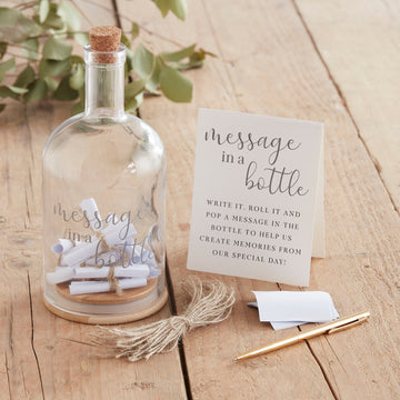 'Message in a Bottle' Guest Book