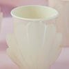 'Pop-Out Shell' 8 x Paper Cups [Iridescent Pink]