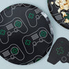 'Gaming' 8 x Eco Paper Plate [Black]