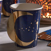 Eid Pop-Out Moon 8 x Paper Cup [Navy & Gold]