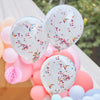 3 Rainbow Confetti Balloons Bundle