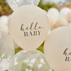 'Hello Baby' Balloon Bundle [Confetti Clouds]