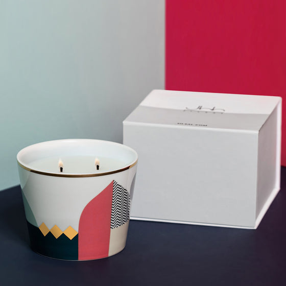 Silsal x Sabr 'Layalee' Blooming Oud Candle- 500g