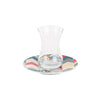 Gift Set of 6 Silsal x Sabr 'Layalee' Istikanah Teacup & Saucer