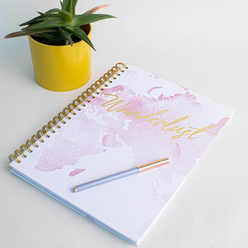 Wanderlust A4 Hardback Notebook