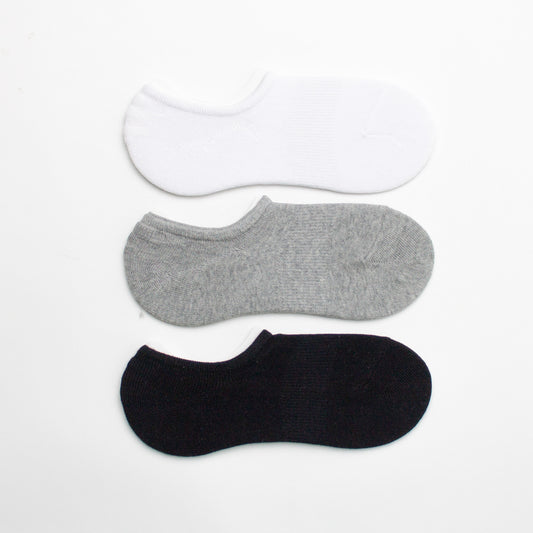 3 pack of mixed basic ankle socks