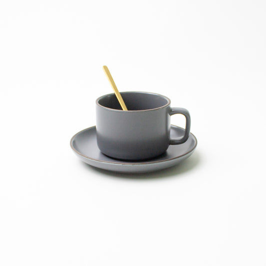 Bria Mug and Saucer with spoon