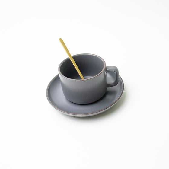 Bria Mug and Saucer with spoon