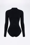 Modest Beyond Organic Bamboo Bodysuit - Black