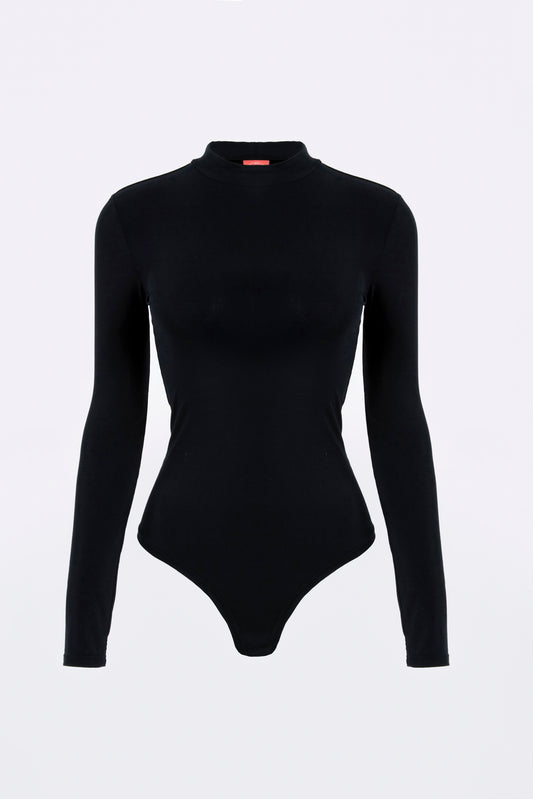 Modest Beyond Organic Bamboo Bodysuit - Black