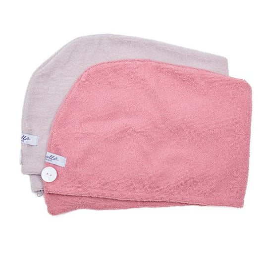 2 Pack Turban Hair Towels