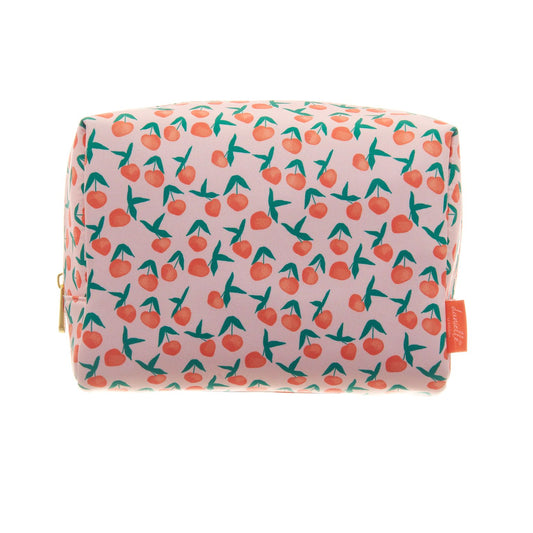 Peach Boxy Make-up Bag