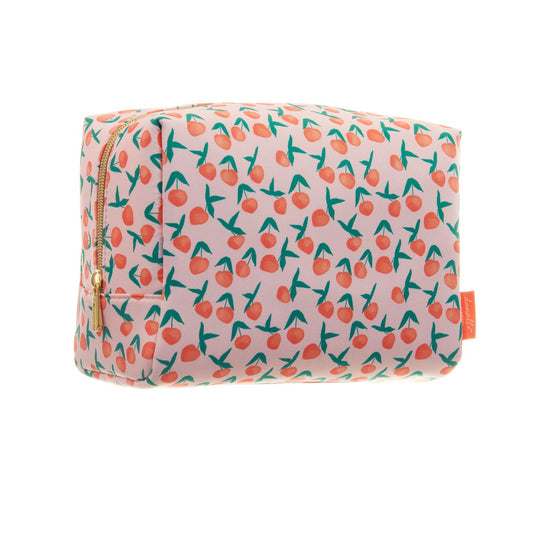 Peach Boxy Make-up Bag