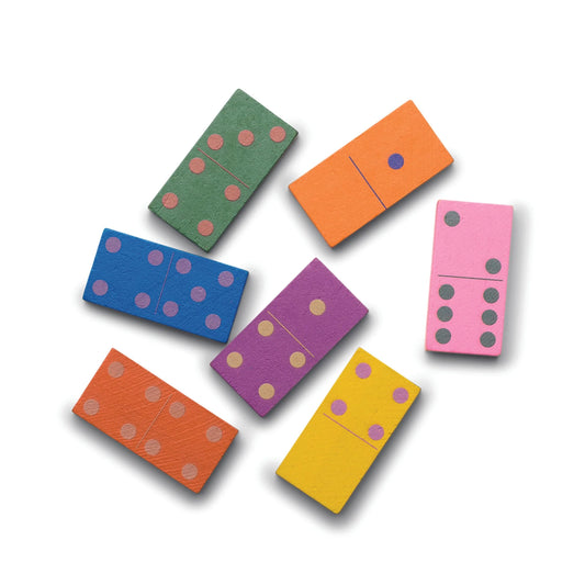 Dominos - Colorful Wooden Tabletop Games