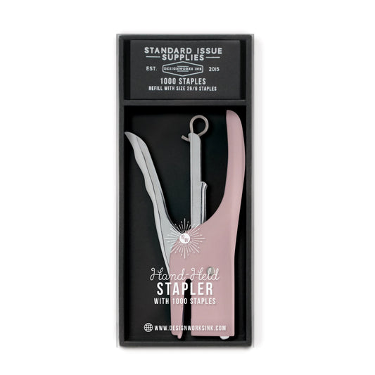 Dusty Pink Standard Issue - The Hand Held Stapler