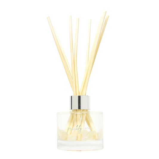 Citrine Crystal Infused Reed Diffuser 100ml - Dark Amber & Peony