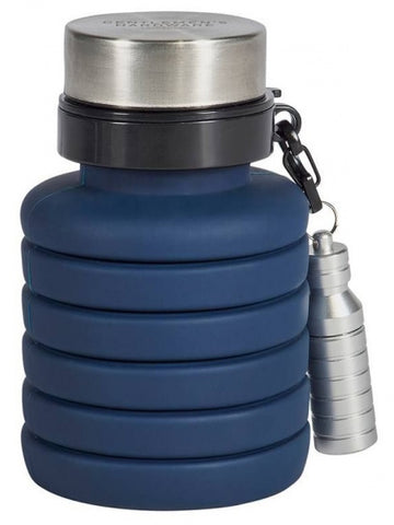 Commuter water bottle and flashlight