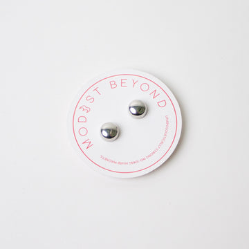 Modest Beyond No-Snag Magnetic Hijab Pins - Silver