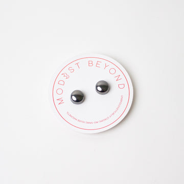 Modest Beyond No-Snag Magnetic Hijab Pins - Gunmetal Grey
