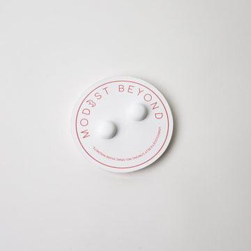 Modest Beyond No-Snag Magnetic Hijab Pins - Matte White