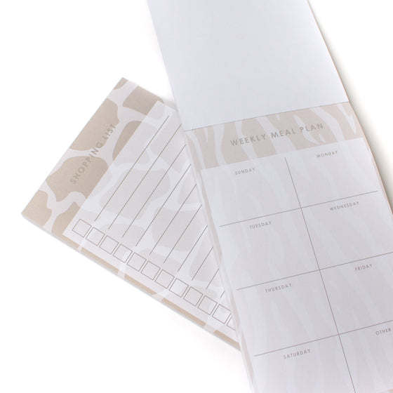 Serene Weekly Food Planning Set