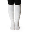 White Knee High Cotton Cozy Socks
