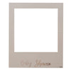 Baby Shower Photobooth Frame - Customisable - Foiled with stickers