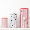 Set of 3 Round Storage Canister Tins