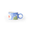 'Isa' Floral Circle Handle Mug Medium