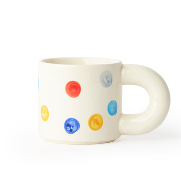 'Dotty' Thick Handle Mug