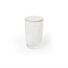 'Ray' Gold-Rimmed Sunflower Glass