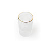 'Ray' Gold-Rimmed Sunflower Glass
