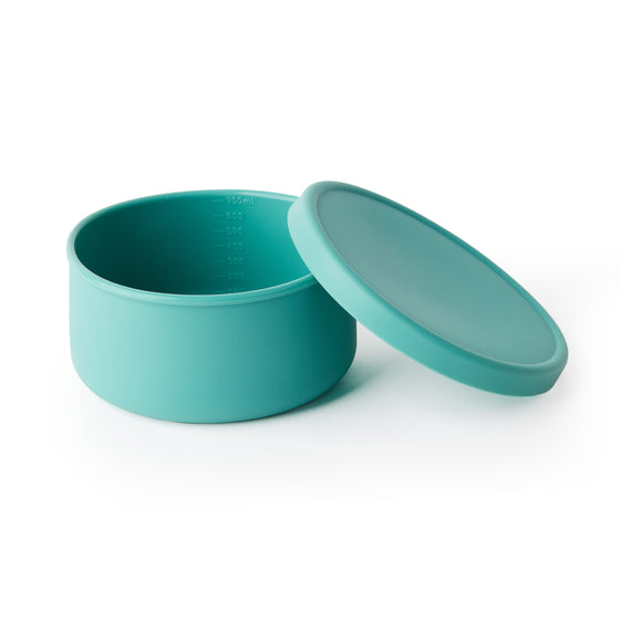 The Meal-Prep Container Collection: Teal Silicone Container [L]
