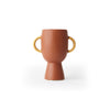 'Stoic' Binaural Vase, Terracotta