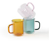Retro' Glass Mug, Ochre