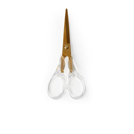 'Snip-it' Scissors, Yellow Gold Acrylic