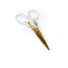 'Snip-it' Scissors, Yellow Gold Acrylic