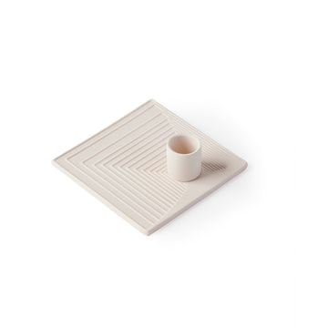 'Agatha' Candlestick Holder, Pink